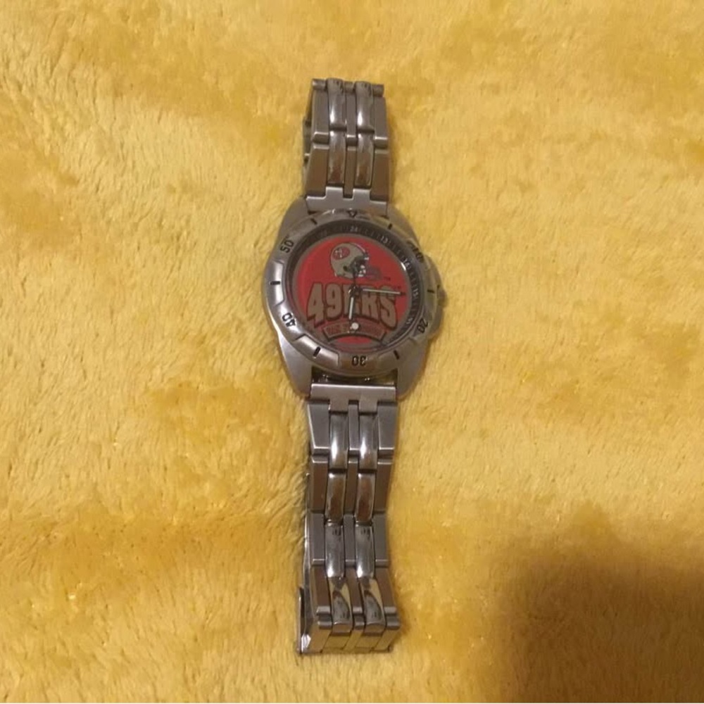 49ers Silver Wristwatch